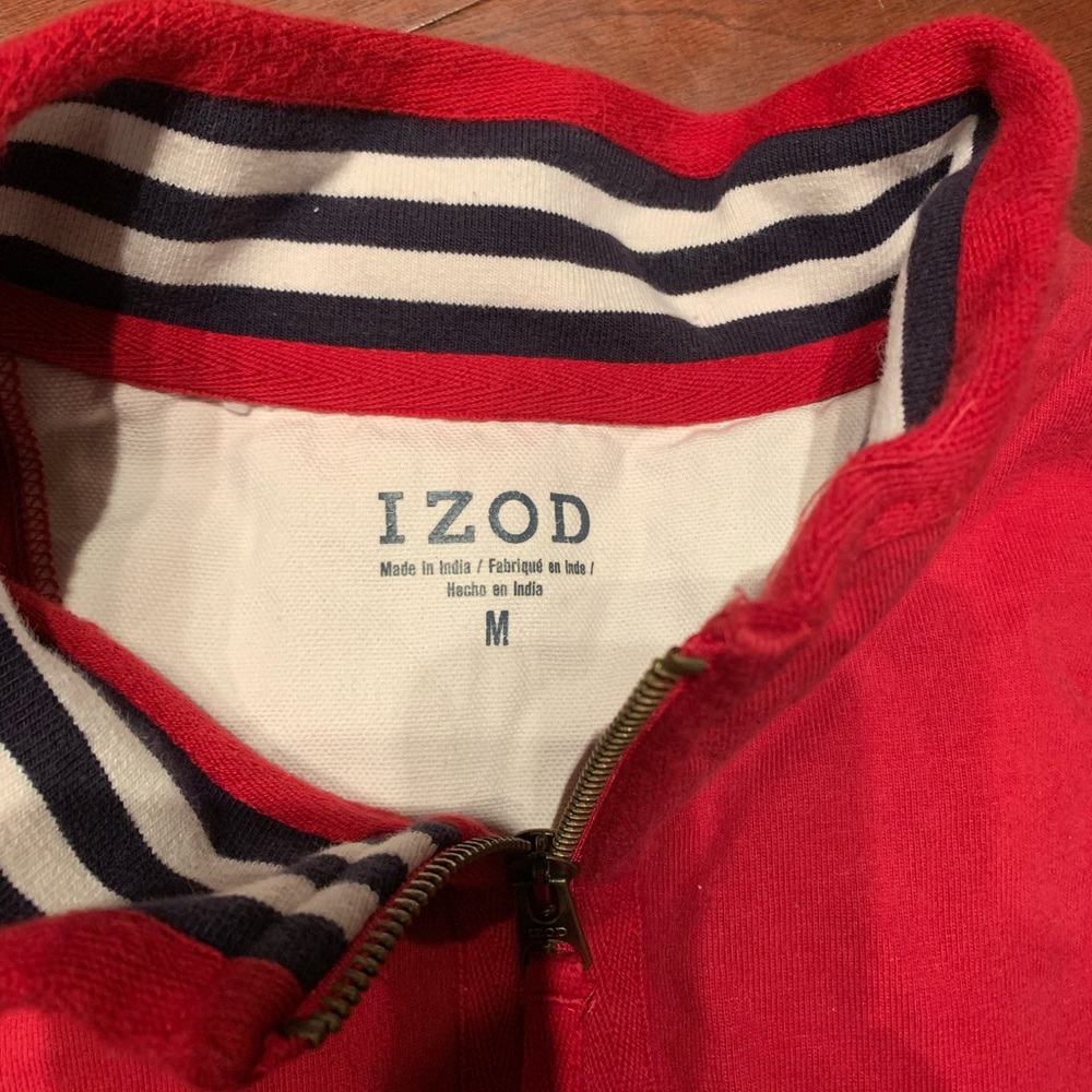 IZOD Quarter-zip Sweatshirt - Picture 3 of 6
